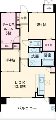 ヴィークス柳井ランドマークの間取り画像