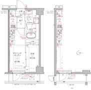 クレイシアIDZ二子新地の間取り画像