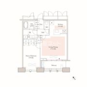 Dマークス西新宿タワーの間取り画像