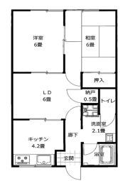 SSコーポ テラの間取り画像