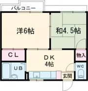バードピアEの間取り画像