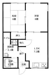 SSコーポ ルナの間取り画像