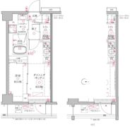 クレイシアIDZ二子新地の間取り画像