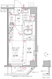 クレイシアIDZ二子新地の間取り画像