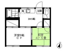 第二平山ハイツの間取り画像