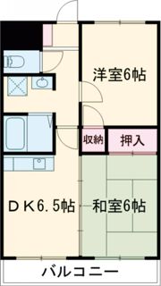 コーポ桂川の間取り画像