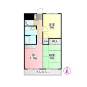 コーポ桂川の間取り画像