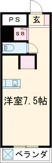 コーポ白石の間取り画像