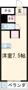 コーポ白石の間取り画像