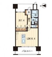 アルファステイツ高松駅前の間取り画像