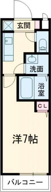 AⅡ南武庫之荘の間取り画像