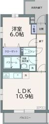 フィールドコート ミルトの間取り画像