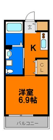 マ・メールロア大和田の間取り画像