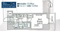 ルフレプレミアム横浜リーヴァの間取り画像