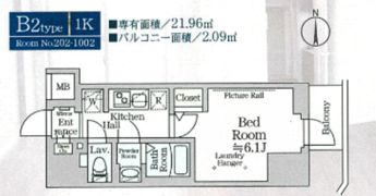 ルフレプレミアム横浜リーヴァの間取り画像