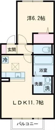 ボヌールの間取り画像