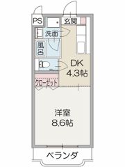 グレイス森井の間取り画像