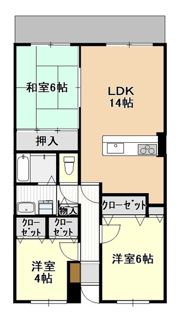 グリーンパレスの間取り画像