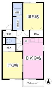 エクレール城南の間取り画像