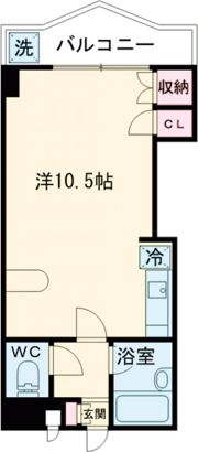 クリオコートイン89の間取り画像