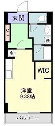 アーバンハイツ若松の間取り画像