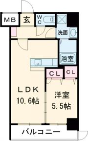 （仮称）九州共立大前マンションの間取り画像