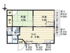 ファミールウエノCの間取り画像
