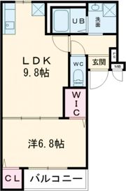 フジパレス東園田公園Ⅱ番館の間取り画像