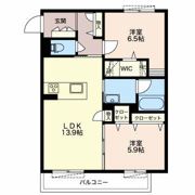 ラフ アンド タフ 向山の間取り画像