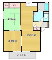 ソレイユ博多南の間取り画像