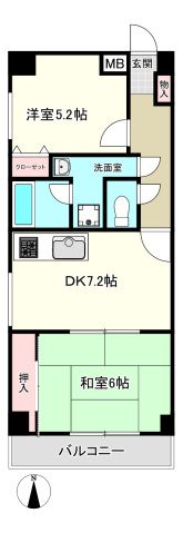 グリーンテラス宮内の間取り画像