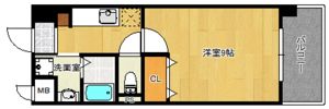 コーキ夢咲の間取り画像