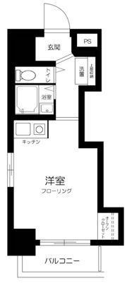 スカイコート両国の間取り画像