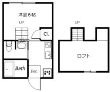 ロフティ西院の間取り画像