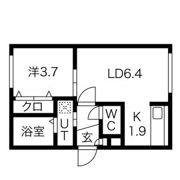 Encore南郷13(アンコール南郷13) 仮)南郷通15丁目北MSの間取り画像