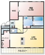 子持松コーポ（リノシス）の間取り画像