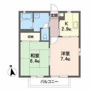 エステート笹谷VEの間取り画像