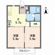 ロ－アン・アボ－ドBの間取り画像