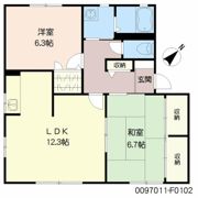 プリムヴェールパルク F棟の間取り画像
