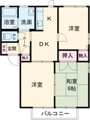 フレグランスピュア F棟の間取り画像