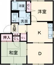 ジーニアス A棟の間取り画像