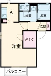 ラビアンローズⅢ B棟の間取り画像
