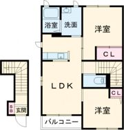 シャーメゾン羽須和の間取り画像