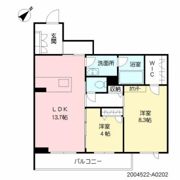 FREUDE帯山西の間取り画像