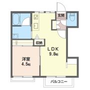 クローバーハイツの間取り画像