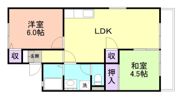 セジュール日高の間取り画像