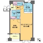 カスタリア茅場町の間取り画像