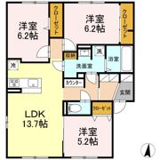 ORKA Village Bの間取り画像