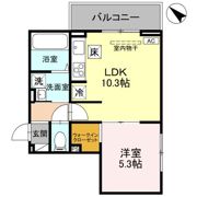 メルヴェーユの間取り画像