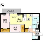 メルヴェーユの間取り画像